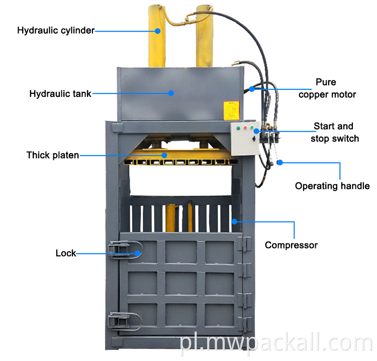 Maszyna do bilingowego papieru/hydrauliczny karton kompresowy maszyna do opakowania